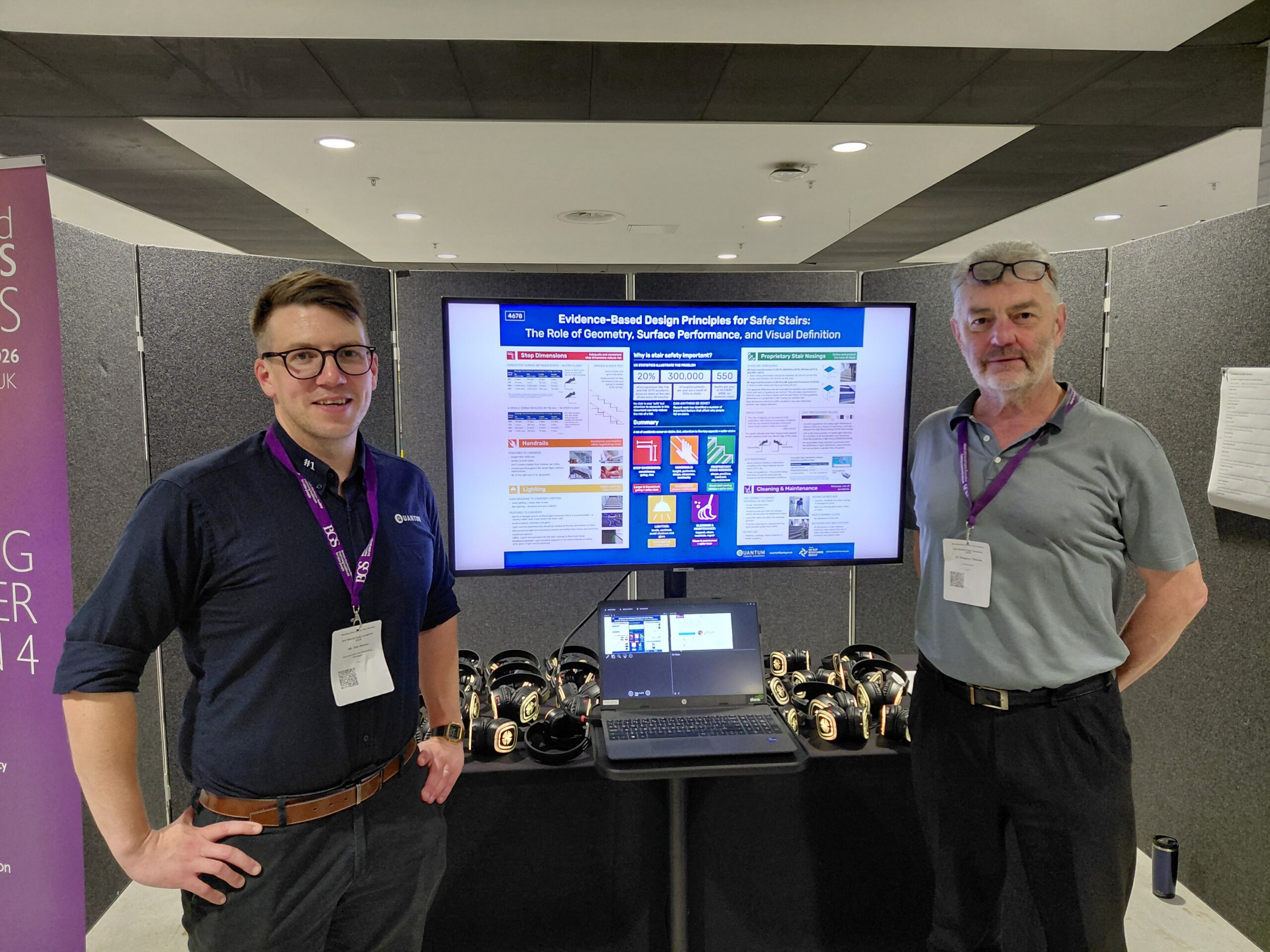Tim hayes, Steve Thorpe at the 3rd World Falls Congress